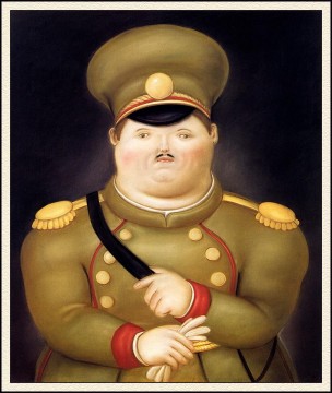 company of captain reinier reael known as themeagre company Painting - The Captain Fernando Botero